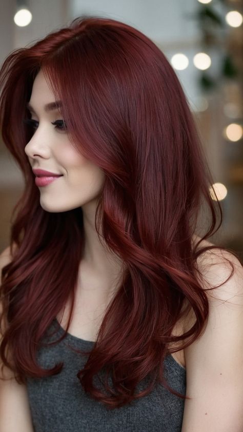 Achieve the perfect cherry cola hair color with our dark brunette formula specially designed for brunettes Whether you have curly locks or prefer highlights this brown skin-friendly balayage is ideal for pale skin tones and complements chocolate hues Great for short cuts and black hair this shade works beautifully on individuals with Indian skin tones Cherry Cola Hair Color On Pale Skin, Hair Color Indian Skin Tone, Hair Color Ideas For Brown Skin Tone, Dark Cherry Brown Hair, Red Hair Tan Skin, Hair Colors For Pale Skin, Cola Hair Color, Red Hair Pale Skin, Cherry Brown Hair