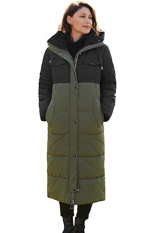 Another Choice Women's Down Coat with Detachable Hood, Long Puffer Coat Women Winter Jacket : Amazon.ca: Clothing, Shoes & Accessories Winter Jackets Women Cold Weather, Womens Parka Winter, Women Winter Jacket, Best Winter Jackets, Parka Jackets, Long Quilted Coat, Winter Coat Parka, Long Puffer Coat, Long Puffer