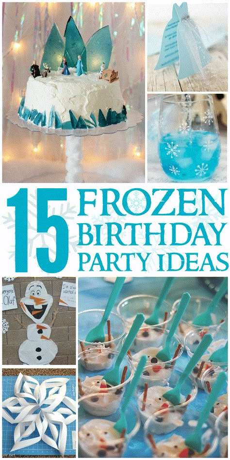 Frozen Birthday Party Food, Frozen Birthday Decorations, Birthday Party Frozen, Frozen Birthday Party Decorations, Frozen Themed Party, Elsa Birthday Party, Elsa Party, Kid Birthday Party Ideas, Frozen Bday Party