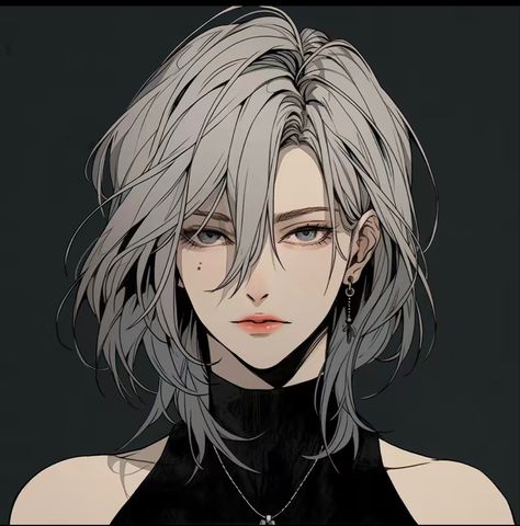 Flipagram Instagram, Digital Art Anime, 판타지 아트, 영감을 주는 캐릭터, Digital Art Girl, Anime Sketch, Grey Hair, Character Portraits, Anime Artwork