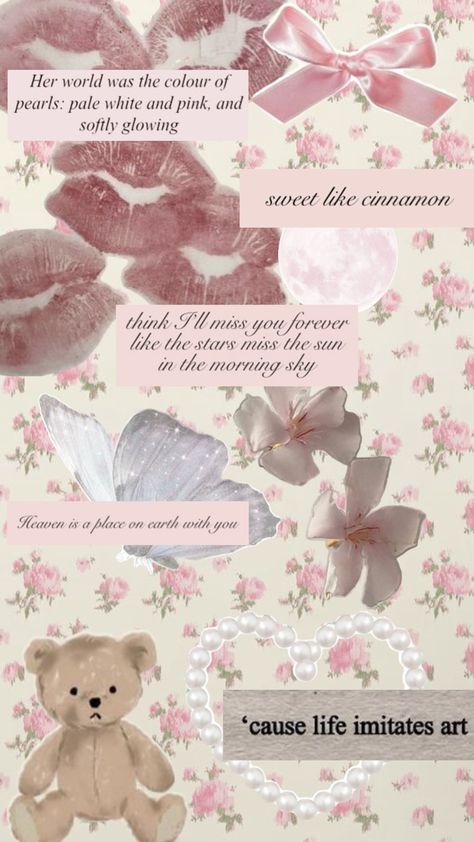 Paw Ideas, Women In Islam Quotes, Vintage Scrapbook Paper, Diy Projects Gifts, Happy Wallpaper, Soft Pink Theme, Bedroom Wall Collage, Pink Lifestyle, Phone Wallpaper Pink