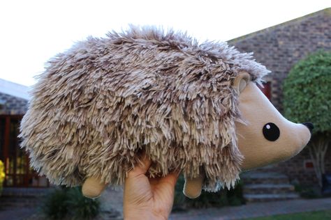 Hedgehog Plush · How To Make An Animal Plushie · Sewing on Cut Out + Keep Hedgehog Plush, Pusheen Plush, Toys Ideas, Cute Hedgehog, An Animal, Free Tutorial, How To Make An, Faux Fur, Snoopy