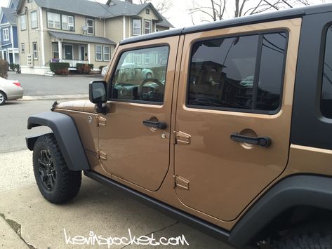 Brown Jeep Wrangler, Brown Jeep, 2015 Jeep Wrangler, Hippie Aesthetic, 2015 Jeep, Car Goals, Copper Brown, Car Ideas, Four Season