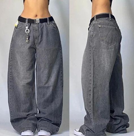 Our Popular Baggy Jeans ! 🔥 Estilo Harajuku, Style Wide Leg Pants, Y2k Harajuku, Denim Pants Mens, Streetwear Jeans, Streetwear Mode, High Waist Wide Leg Pants, Jean Vintage, High Street Fashion