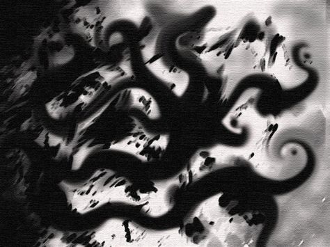 Xotli | Cosmic Horror RP Wiki | FANDOM powered by Wikia Black Tentacles Aesthetic, Black Ooze Aesthetic, Shadow Tentacles, Black Tentacles, Tentacle Art, Eldritch Horror, Cthulhu Mythos, Cosmic Horror, Traditional Games