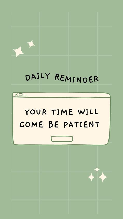 reminder // islamic // patient // image // wallpaper Be Patient Wallpaper, Patient Wallpaper, Patient Quotes, Reminder Aesthetic, Be Patient Quotes, Islam Wallpaper, Heartwarming Quotes, Simple Calligraphy, Photobooth Template