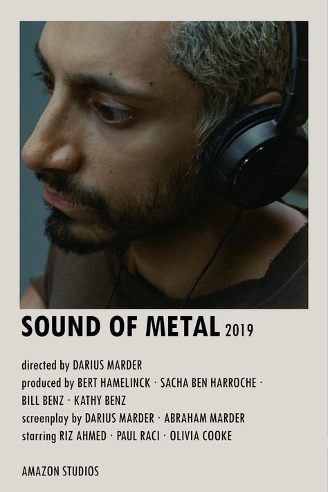 Sound of Metal by Darius Marder, poster by me Sound Of Metal Movie Poster, The Sound Of Metal Poster, Sound Of Metal Poster, Sound Of Metal Movie, Sound Of Metal, Sound Of Music Movie, Minimalist Movie Posters, Movie Character Posters, Indie Movie Posters