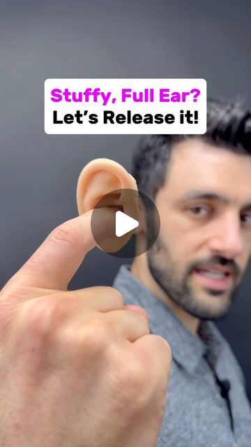 Dr. Joe Damiani - TMJ, Head & Neck Specialist on Instagram: "Comment the word ‘Quiz’ on this video and I’ll send you my Root Cause Assessment, to help figure out what’s causing your Ear, Jaw or Neck Pain.  Do you experience fullness in the ear? Maybe it feels like it’s clogged or even hurts sometimes but the ENT says nothing’s wrong with it?   Well, the jaw is a very common culprit of ear issues. And specifically when it comes to a clogged fullness, feeling the tensor veli palatini muscle can contribute to it.   You see when the tensor veli palatini has spasms in it it does not let allow the eustachian tube to dilate which relieves inner ear and sinus pressure.  In this video, I demonstrate a simple release you can do to get relief now.   Keep in mind that eustation tube problems or TMJ pr How To Get Fluid Out Of Ears, Eustachian Tube Drainage, How To Clear Eustachian Tubes, How To Unclog Your Ear, How To Drain Ears Fluid, How To Relieve Pressure In Ears, Fluid In Ear Remedy Sinus Infection, Sinus Ear Pressure Relief, Ear Blockage Remedies