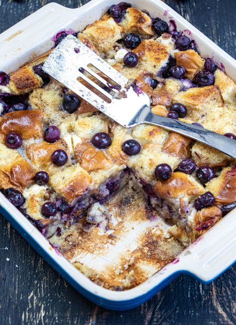 Croissant Casserole, Blueberry Clafoutis, Breakfast Croissant, Waffles Breakfast, Blueberry French Toast Casserole, Stuffed French Toast Cream Cheese, French Toast Casserole Overnight, French Toast Casserole Recipes, 2024 Recipes