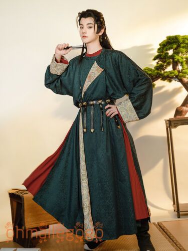 ad eBay - Find many great new & used options and get the best deals for Hanfu Men Dress Women's Dress Inner Pants Belt Dress GuangShanYue Fashion Dress at the best online prices at eBay! Free shipping for many products! Jomon Period Clothing, Hanfu Dress Traditional, Mongolian Clothing Traditional, Ancient Clothing Men, Fantasy Robes, Hanfu Pants, Wizard Clothes, Wizard Dress, Casual Fantasy Clothing