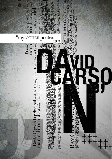 David Carson > inspiration David Carson Work, David Carson Typography, David Carson Design, Grunge Typography, Experimental Type, David Carson, Paula Scher, Polish Poster, Typographic Poster