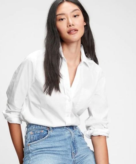 Best White Shirt, Classic White Blouse, Basic White Tee, White Dress Shirt, White Collared Shirt, White Button Down Shirt, Crisp White Shirt, White Button Down, Fashion Editor