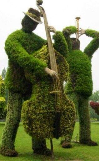 Plant Sculpture, Music Garden, Topiary Garden, Garden Sculptures, Beautiful Flowers Photos, Flower Sculptures, Formal Gardens, Family Garden, Public Garden