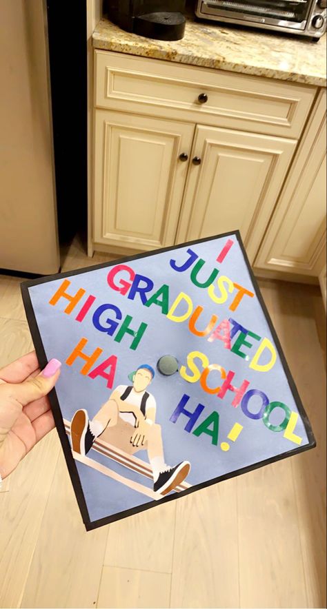 Cap Inspiration Graduation, Lil Peep Graduation Cap, I Just Graduated High School Mac Miller, Senior Cap Ideas Funny, The Spins Graduation Cap, Mac Miller Senior Parking Spot, Post Malone Graduation Caps, Graduation Cap Mac Miller, Grad Cap Mac Miller