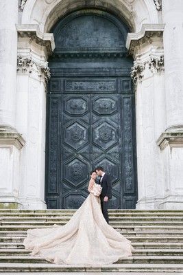 Gallery - Romantic Elopement Inspiration in Venice Paris Wedding Dress, Venice Wedding, Nicole Spose, Saiid Kobeisy, Romantic Elopement, Wedding Planning Tools, Custom Wedding Stationery, French Luxury, Romantic City