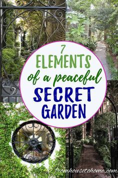 Secret Garden Design Ideas: How To Create Your Own Secret Garden - Gardening @ From House To Home Faux Landscaping, Secret Garden Design, Secret Garden Ideas, Whimsical Backyard, Magical Backyard, Dreamy Gardens, Creative Gardens, Charleston Gardens, Beginner Gardening