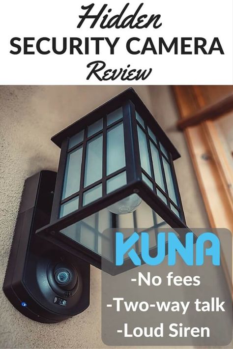 We laid out the pros and cons of the Kuna smart porch light in our full review. It's a nifty device with a hidden security camera, 100-dB alarm, and two-way audio, all designed for keeping you safe. Security Camera Hidden, Home Security Tips, Diy Home Security, Wireless Home Security Systems, Best Home Security, Porch Light, Camera Light, Wireless Home Security, Home Alarm