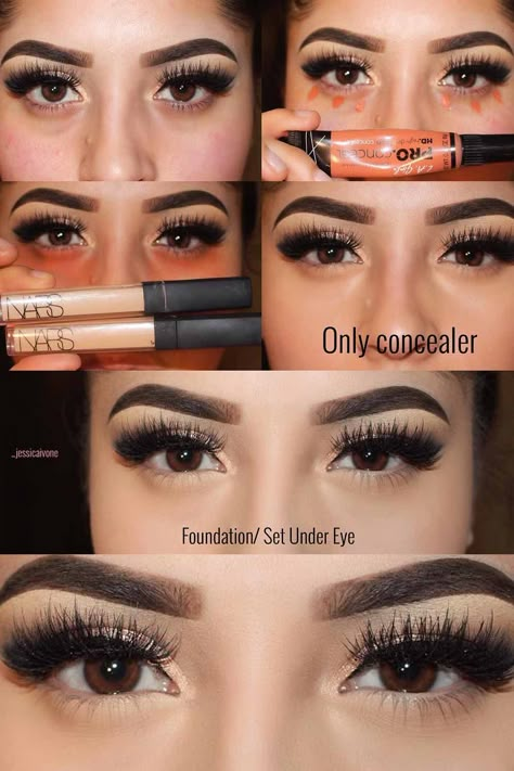 Best Under-Eye Concealer and 5 Tips How to Apply Them ★ See more: http://glaminati.com/best-under-eye-concealer-tips/ Best Under Eye Concealer, Natural Makeup Style, Under Eye Makeup, Under Eye Circles, Hide Dark Circles, Creme Anti Age, Cream Contour, Dark Circle, Under Eye Concealer