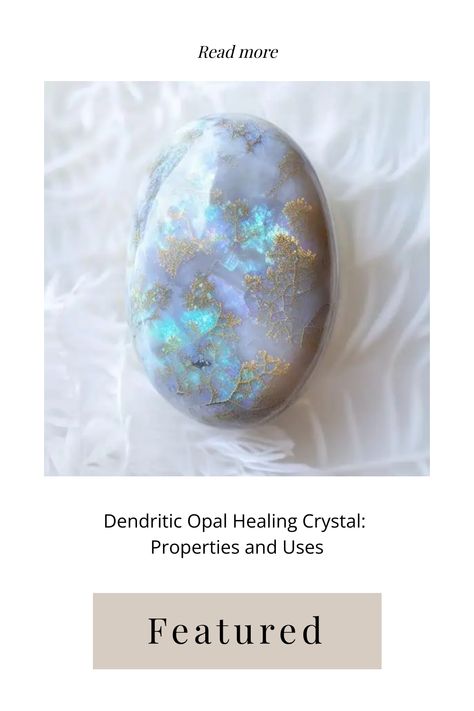 Promoting balance and harmony, the dendritic opal healing crystal possesses unique properties that foster emotional, spiritual, and physical well-being, but how does it work? Holly Blue, Higher State Of Consciousness, Balance And Harmony, Crystal Properties, Dendritic Opal, Chakra Balancing, Physical Wellness, Navigating Life, Emotional Healing