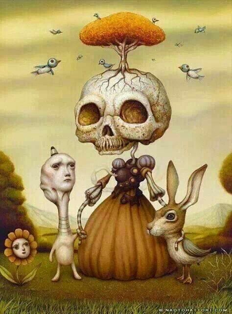 Skulls Low Brow Art, Naoto Hattori, Brow Art, Horror Vintage, Superflat, Psy Art, A Skeleton, Lowbrow Art, Wow Art