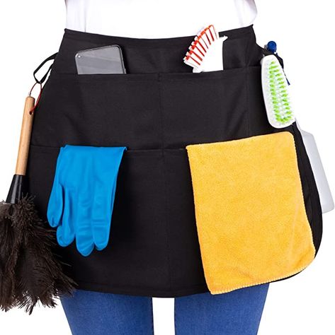 Amazon.com: SupplyMaid Waterproof Professional Speed Cleaning Apron. Designed for Pro Cleaners "Like a Cleaning Caddy Around Your Waist" : Electronics Cleaning Apron, Cobbler Aprons, Cleaning Caddy, Stylists Aprons, Tool Apron, Black Apron, Speed Cleaning, Car Washer, Waist Apron