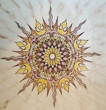 Undine Rising, Mandala Sun Tattoo, Half Sun Tattoo, Secret Tattoos, Sun Collage, Mandala Sun, Secret Tattoo, Tattoo Thoughts, Mandala Ideas