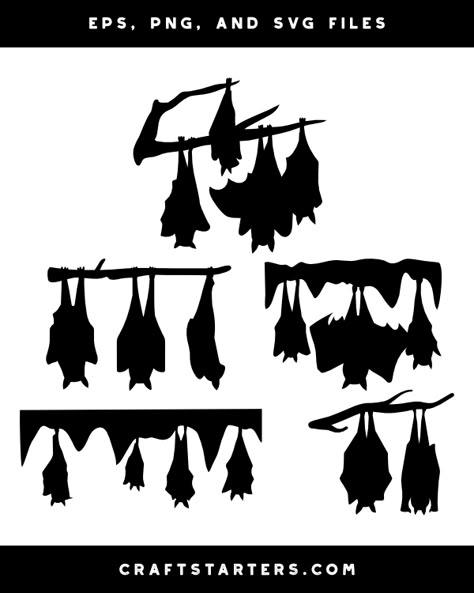 Hanging Bat Art, Hanging Bat Silhouette, Halloween Siloutes, Bat Hanging Upside Down Drawing, Halloween Silhouettes Templates Free Printable, Hanging Bat Drawing, Bat Sillouhette, Halloween Silhouettes Templates, Hanging Bat Tattoo