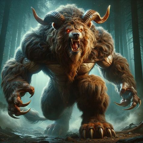 Bear Humanoid, Beast Character Design, Monsters Fantasy Art, Mutated Animals, Animal Fusion, Mutant Animals, Lion Beast, Battle Beast, Elder Dragon