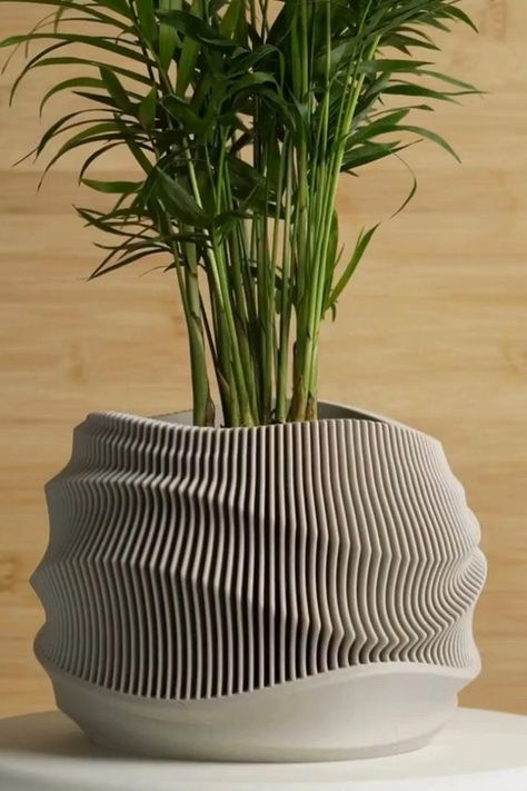 Planter 3d Print, 3d Printed Planters, 3d Print Planter, 3d Printed Pots, 3d Printed Vase, 3d Printed Lamp, Printer Design, Shelf Decor Bedroom, Printing Idea