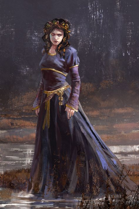 Medieval Witch, Witch Queen, Female Human, Realistic Art, High Fantasy, Fantasy Rpg, Urban Fantasy, Dark Ages, The Witch