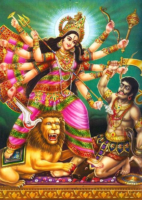 Goddess Durga Killing Mahishasura  (via Entertainment Blog - Buzzintown) Mahishasura Mardini Images, Durga Matha Hd Images, Durga Devi Images Hd, Mahishasura Mardini, Mahishasur Mardini, Durga Devi Hd Images, Durga Ma Killing Mahishasur, Maa Durga Killing Mahishasura, Durga Kali