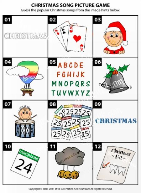 Can you guess the popular Christmas songs from the image hints in this Christmas song picture game? Try it yourself and then play with friends at holiday parties and gatherings. Classroom Christmas Party Games, Christmas Song Games, Song Picture, Christmas Carol Game, Classroom Christmas Party, Christmas Gift Exchange Games, Popular Christmas Songs, Christmas Quiz, Xmas Games