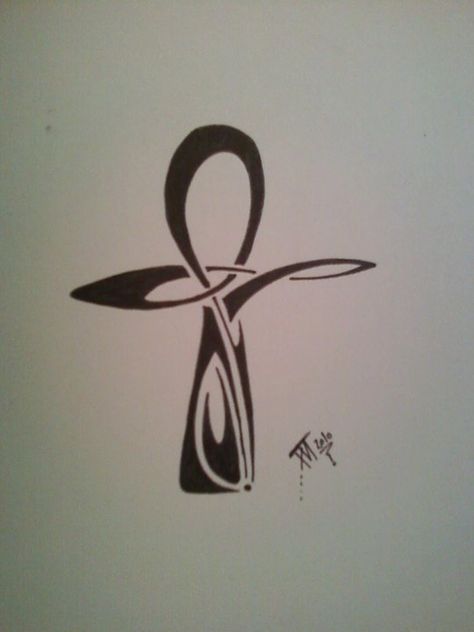 Ankh as a tattoo would be awesome Ankh Tattoos, Ankh Design, Eye Horus, Ankh Tattoo, Small Bird Tattoos, Anubis Tattoo, Tattoos For Black Skin, Egyptian Symbols, Tattoo Designs And Meanings