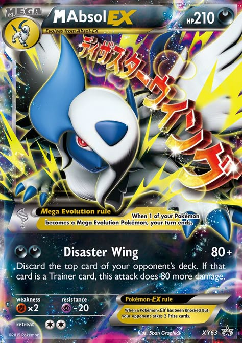 [D][D] Disaster Wing: 80+ damage. Discard the top card of your opponent's deck. If that card is a Trainer card, this attack does 80 more damage. Pokemon Cards Legendary, Mega Evolution Pokemon, Pokemon Tcg Cards, Kartu Pokemon, Rare Pokemon Cards, Cool Pokemon Cards, Mega Pokemon, Mega Evolution, Collectible Trading Cards