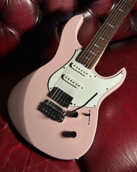 🎸 Check out the new Yamaha Pacifica SP12ASP in Ash Pink! 😍 Not only does it boast a beautiful and eye-catching color, but it also features Rupert Neve pickups that deliver a crisp, clear, and versatile tone. 🎶 Whether you're into blues, rock, or jazz, these pickups bring a studio-quality sound straight to your fingertips! https://bit.ly/3MIQZsU #YamahaPacifica #RupertNeve Yamaha Pacifica, Yamaha Logo, Ash Pink, Classic American Style, Uk Products, Blues Rock, Classic American, American Style, Gibson