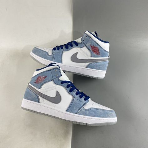 🌟 Plongez dans notre monde créatif en un clic ! 🔍 Laissez-vous emporter par des idées extraordinaires ! 📌 Air jordan 1 mid "french blue fire red". Nike air jordan 1 mid french blue fire red. Giày nike air jordan 1 mid se 'french blue fire red' dn3706-401. Nike air jordan 1 mid french blue fire red. Air jordan 1 mid french blue/fire red-white-light steel grey for sale Red Air Jordan 1, Air Jordan 1 Mid Se, Nike Retro, Nike Air Jordan 1 Mid, Retro 1, Red Nike, Nike Air Jordan 1, Blue Fire, French Blue