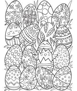 Finding Dory Hank, the Septopus Coloring Page | crayola.com Free Easter Coloring Pages, Easter Coloring Sheets, Egg Coloring Page, Easter Egg Coloring Pages, Easter Bunny Colouring, Egg Coloring, Easter Coloring Book, Crayola Coloring Pages, Bunny Coloring Pages