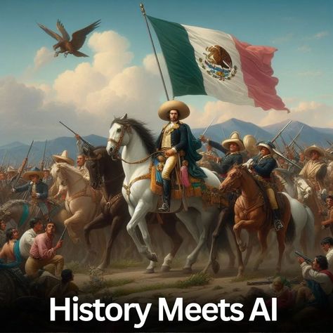 HISTORY MEETS AI 👉In 1821, Mexico declared independence from Spain #onthisday #onthisdayinhistory #ai #creation #today #history Declaration Of Independence, Spain, History, On Instagram, Quick Saves, Instagram, Mexico