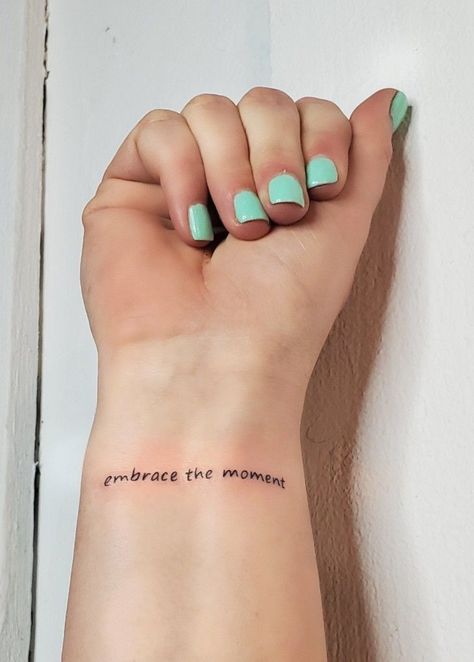 Embrace The Unknown Tattoo, Live In The Moment Tattoo Symbol, This Moment Tattoo, Be In The Moment Tattoo, Enjoy The Moment Tattoo, In The Moment Tattoo, Live In The Moment Tattoo, Embrace Tattoo, Moments Tattoo