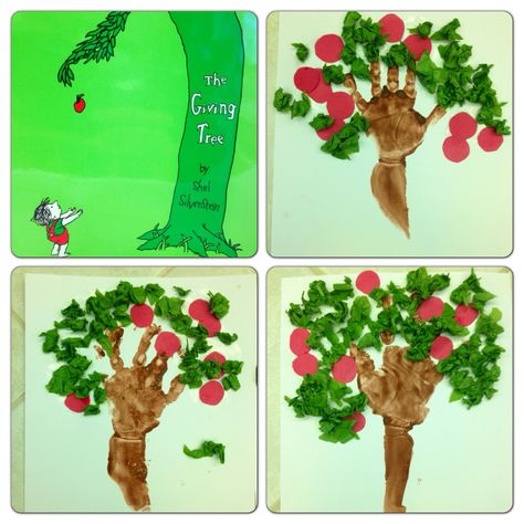 Giving tree craft Giving Tree Craft, The Giving Tree Preschool Activities, The Giving Tree Craft Preschool, The Giving Tree Art, The Giving Tree Craft, Giving Tree For Classroom, The Giving Tree Activities, The Giving Tree Activities First Grade, Thankfulness Tree Craft