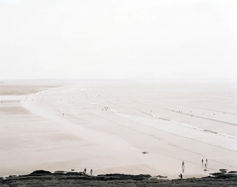 Exclusive Editions Simon Roberts, Saunton Sands #2, Devon, UK, 2008 Pigment print 20 x 24 ”, including 1.5'' border Edition of 25 Saunton Sands, Photographers Gallery, Devon Uk, Prints For Sale, Devon, Photographer, Water, Art