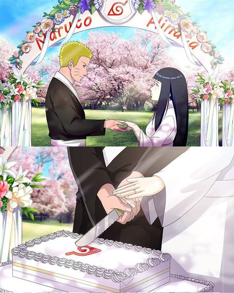 Naruhina Wedding, 6th Wedding Anniversary, Uzumaki Family, Game Illustration, Naruto And Hinata, Hinata Hyuga, Naruto Shippuden Anime, End Of The World, Best Couple