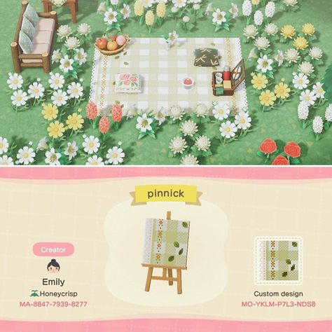 Animal Crossing ♡ on Instagram: “Picnic blanket design!  C: tumblr/ skwivr” Animal Crossing Design Codes, Animal Crossing Design, Acnh Paths, Acnh Cottagecore, Animal Crossing 3ds, Ac New Leaf, Character Design Challenge, Animal Crossing Guide, Blanket Design