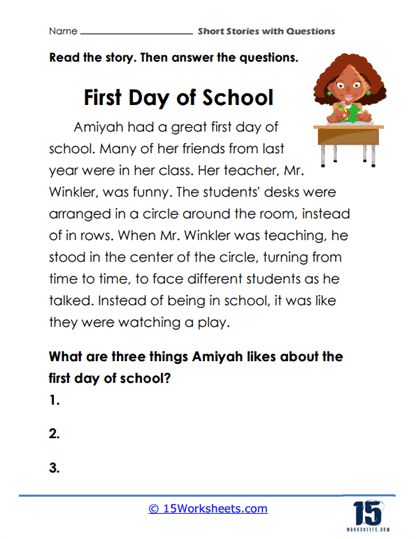 First Day Of School Worksheet - 15 Worksheets.com Reading Tools, Classroom Management Plan, Learn Languages, Easy Fall Crafts, School Worksheets, Critical Thinking Skills, Easy Fall, Grade 2, Student Encouragement