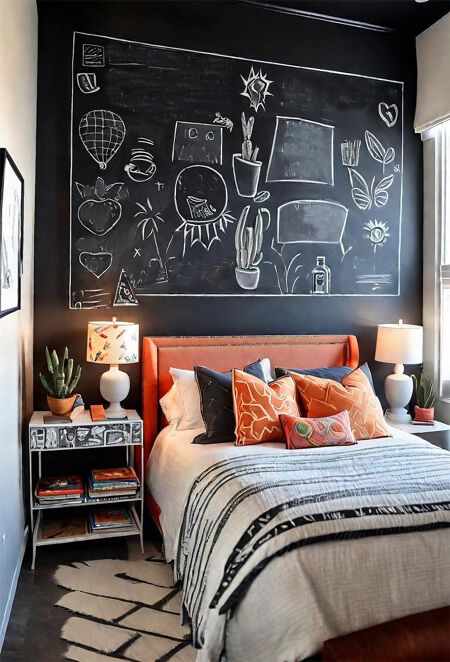 How to make chalkboard paint. Chalkboard art. chalkboard ideas. Chalkboard lettering.  Chalkboard wall. Chalkboard signs. Diy chalkboard. DIY chalkboard wall.  teen bedroom ideas. tween bedroom ideas. bedroom chalkboard wall. bedroom for an artist. Bedroom Chalkboard Wall, Chalkboard Signs Diy, Diy Chalkboard Wall, How To Make Chalkboard, Chalkboard Paint Wall, Wall Chalkboard, Chalkboard Diy, Chalkboard Wall Bedroom, Teen Bedroom Ideas