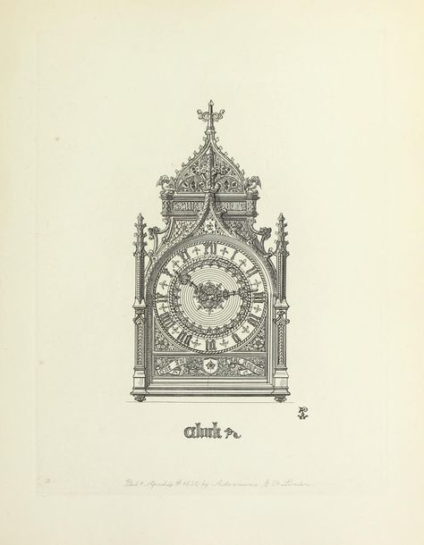 Augustus Pugin, Gothic Furniture, 16th Century, Internet Archive, Hand Coloring, Blacksmithing, Free Download, The Borrowers, Vintage World Maps