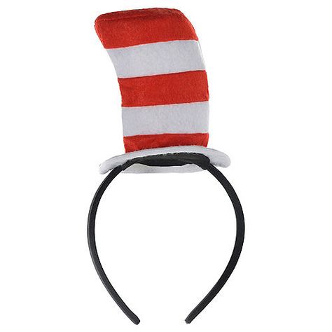 Cat in the Hat Headband - Dr. Seuss Cat In The Hat Headband, Performance Hairstyles, Seuss Party, Hat Headband, Party Headband, Cat In The Hat, Hair Hoops, Outfits With Hats, Headbands For Women