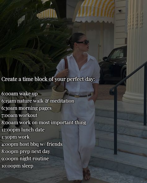 These are some of the exercises I did to experience an amazing life. I hope you find them useful 🤍 Save for later 🥂 [ ambitious, to do lists, how to become successful, Classy, old money color combos, fashion trend, old money outfit, fashion, ootd, How to look elegant, how to look elegant, how to look expensive, that girl, fashion taste, classic women wear, What I wear ] #ambitiousbabe #womanpower #unapologetic #shemeansbusiness #instagramforbusiness #businessbuilding #strongwoman #beniceto... How To Behave Like A Lady Classy, Classy Old Money, Old Money Outfit, How To Become Successful, How To Look Expensive, Morning Pages, Money Outfit, Become Successful, To Do Lists