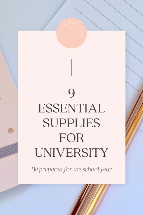 University Supplies List, School Supplies University, Back To University Supplies, University School Supplies, University Must Haves, School Supplies Shopping List, University Stationery, College Routine, University Supplies