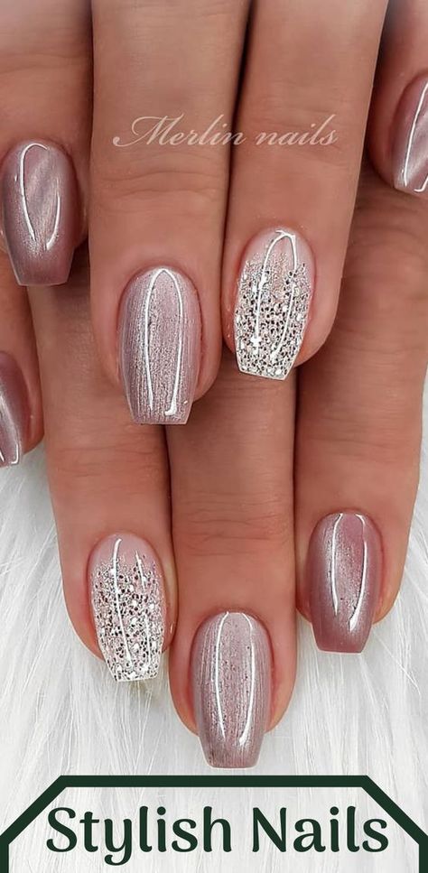 Classy Nail Designs, Pedicure Designs, Stylish Nails Designs, Smink Inspiration, Pretty Nail Designs, Pretty Nail Art Designs, Classic Nails, Bride Nails, Nail Designs Glitter